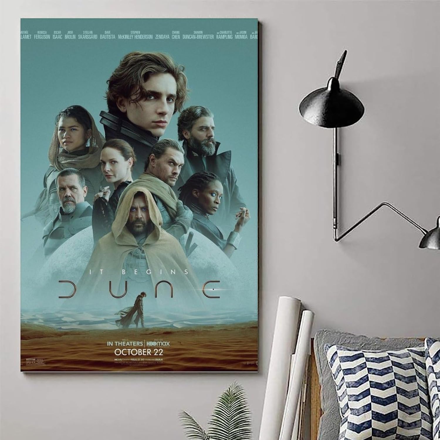 Lanrenous Vintage Movie Dune Canvas Poster - Wall Art Decor for Living Room & Bedroom - 12x18in (30x45cm) Unframe - Image 6